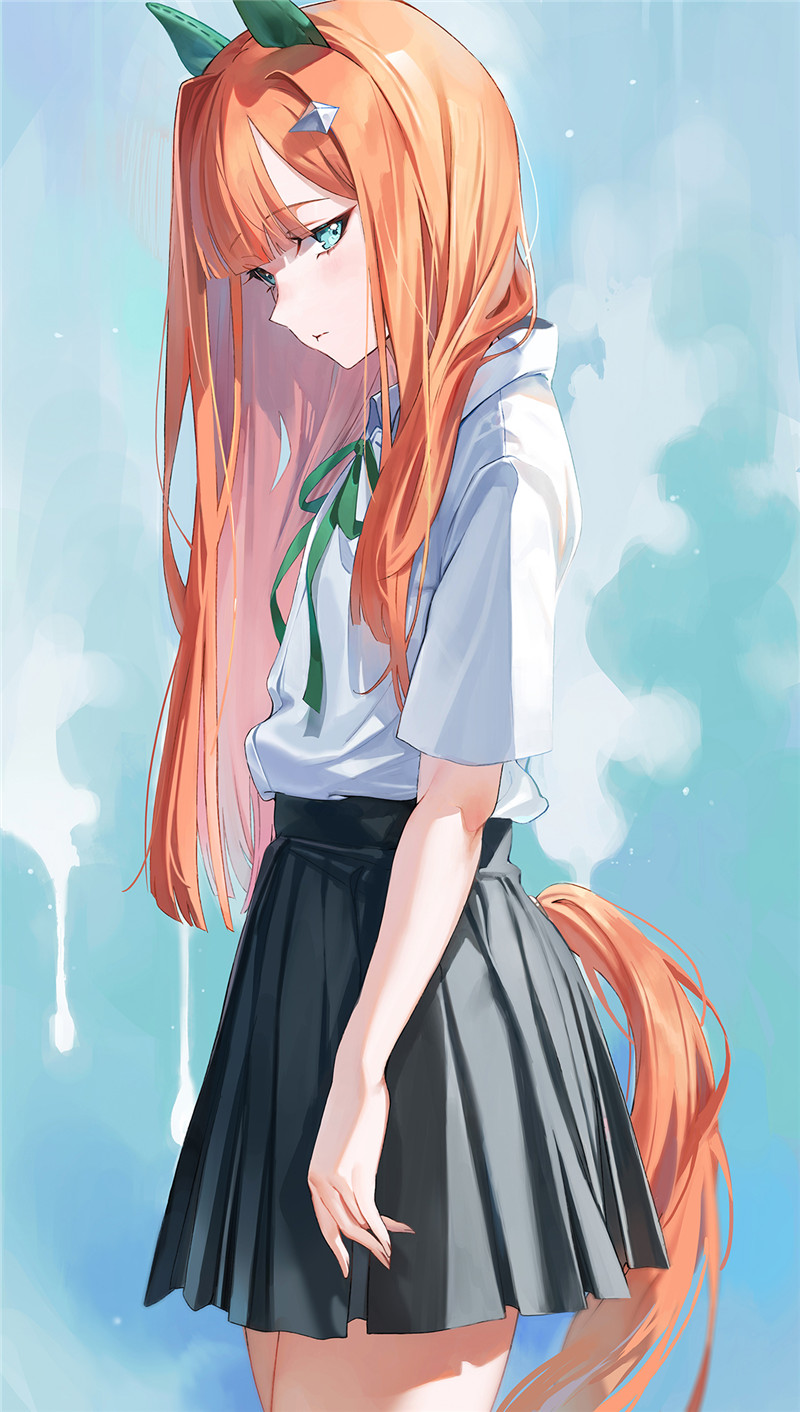 赛马娘系列角色无声铃鹿相关图集原画p站pixiv插画壁纸图片素材