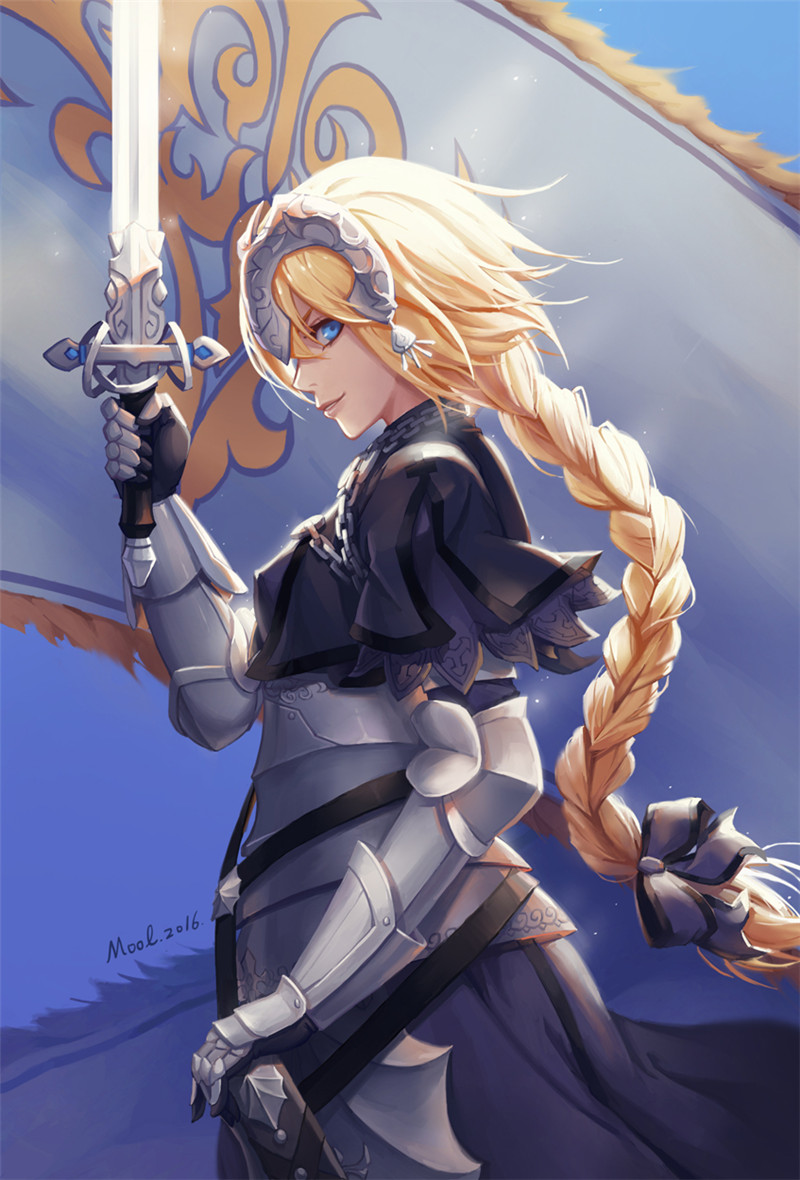 FGO/fate系列角色贞德P站pixiv相关图集原画插画壁纸美术图片素材
