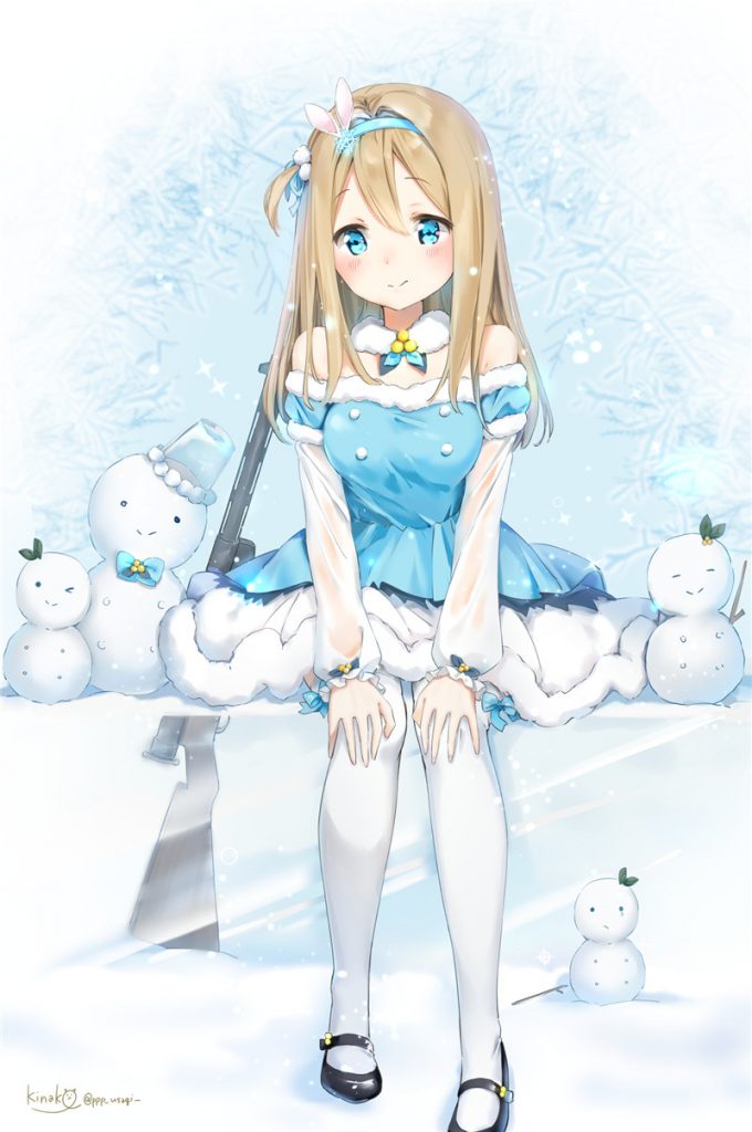 少女前线索米壁纸图包原画插画素材P站同人图合集
