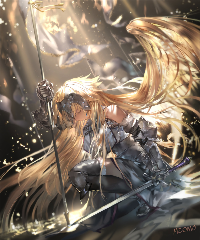 FGO/fate系列角色贞德P站pixiv相关图集原画插画壁纸美术图片素材