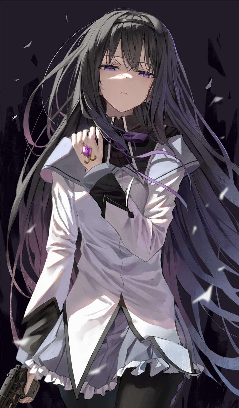 魔法少女小圆角色晓美焰相关图集原画插画CG线稿立绘壁纸图片素材