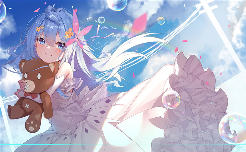 动漫婚纱花嫁少女角色主题图集原画插画线稿立绘图片素材美术资料