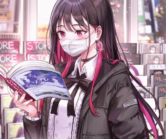 动漫泪痣少女P站pixiv主题图集原画插画壁纸画集图片素材美术资料