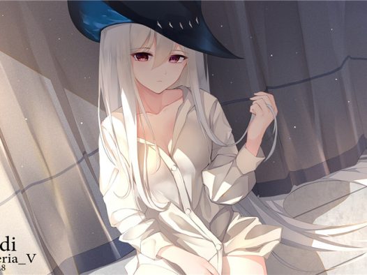 明日方舟斯卡蒂壁纸图包原画插画素材P站同人图合集